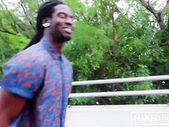 Blonde Sucks Black Cock In Public With Zoey Portland