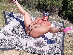 A Good Bitch Fucked On The Beach With Dana X Muscles