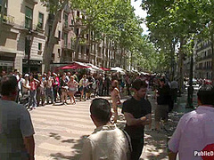 Adorable 18 Year Old Is Made To Crawl On Her Knees, Suck Cock, And Get Ass Pounded In Public - Kink