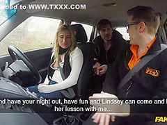 Lindsey Cruz, Brad Knight And Parker Marx - Beautiful Californian Babe Enjoys Riding Big Meaty S