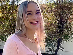 Flashes Her Pussy And Fucks With Thea Summers, Donnie Rock And Petite Blonde