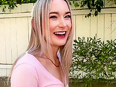 Flashes Her Pussy And Fucks With Thea Summers, Donnie Rock And Petite Blonde