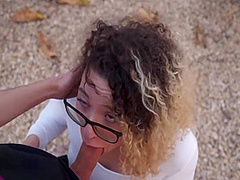 Alma Del Rey And Aitor Lago In Two Teens 18+ Fucking Hard Outdoors 12 Min