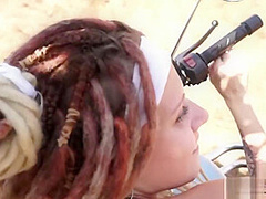 Outdoor Anal Sex With James Bongs Girl On The Motorbike. Pussy 0