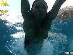 Poolside Pussy With Lana Violet, Tommy Pistol - Brazzers