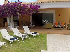 Marcello Bravo And Little Caprice In Beauty Tries In The Pool To Perform An Underwater Blowjob To A Sports