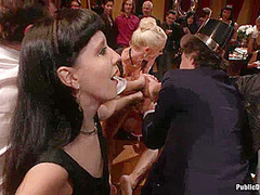 Busty Blonde Bombshell Bent Doggy Style And Fucked - Kink