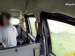 Busty Latina Creampied In Cab