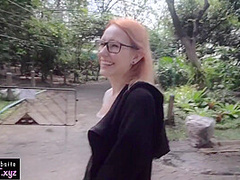 4k Russian Teen 18+ Flashing & Blowjob With Cum Mouth With Play