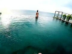 Unknown Artist 3 - Russian Homemade Porn A Young Beauty In A Red Bikini With Long Legs