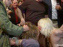 Giant Tits Tied In The Armory - Kink