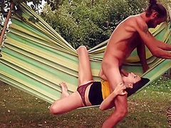 Eroticxxxpress - Eating Her Pussy Only Way To Interrupt Her Reading Session - Hammock Club: One! 19 Min