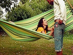 Eroticxxxpress - Eating Her Pussy Only Way To Interrupt Her Reading Session - Hammock Club: One! 19 Min