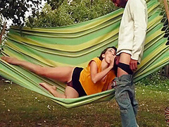 Eroticxxxpress - Eating Her Pussy Only Way To Interrupt Her Reading Session - Hammock Club: One! 19 Min