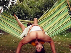 Eroticxxxpress - Eating Her Pussy Only Way To Interrupt Her Reading Session - Hammock Club: One! 19 Min