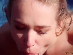 Blonde-haired Bimbo Arteya Gets Screwed By The Pool