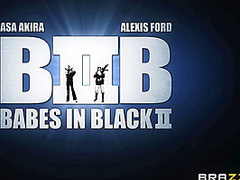 Babes In Black 2 With Alexis Ford, Asa Akira, Keiran Lee - Brazzers