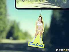 Pulled Over Pussy With August Ames, Eva Lovia, Keiran Lee - Brazzers