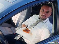 Pulled Over Pussy With August Ames, Eva Lovia, Keiran Lee - Brazzers