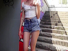 Mina Kali - Small Tits Gets Hard Assfucked In Outdoor