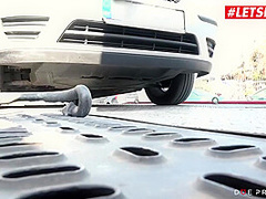 Stunning Milf Rides A Young Stud In The Car With Victoria Pure