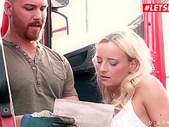 Stunning Milf Rides A Young Stud In The Car With Victoria Pure