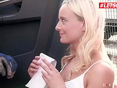 Stunning Milf Rides A Young Stud In The Car With Victoria Pure