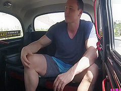 Taxi Driver And Daisy Lee In Horny Fucks A Customer Hard