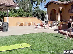 Cute And Petite Meets A Real Monster Of Cock - Kate Bloom