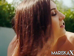 French Teen 18+ Has Her Ass Fucked With Mariska X And Lina Luxa