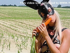 Horny Bunny And Jana Volkova In Her Carrots Hd