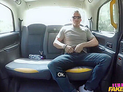 A Female Cant Take Her Eyes Off A Mans Huge Cock And Big Balls With Taxi Driver