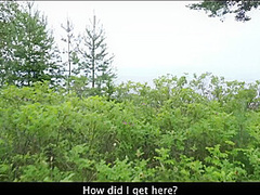 HUNT4K. Horny guy found redhead slut in the forest and fucked her roughly