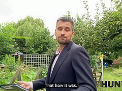 HUNT4K. Naughty chick fucked a stranger in front of her family