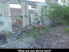 HUNT4K. Sexy Russian slut got horny and cheated on her boyfriend with a stranger in public