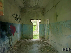 HUNT4K. Sexy Russian slut got horny and cheated on her boyfriend with a stranger in public