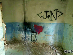 HUNT4K. Sexy Russian slut got horny and cheated on her boyfriend with a stranger in public