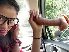 I Got Horny While Driving So I Stop To Fuck My Dildo In The Car For A Bit With Viva Athena