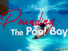 Pounding The Pool Boy With Johnny Sins, Mia Little - Brazzers