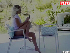 Lika Star And Marilyn Sugar - Tempting Blond Hair Babe Girls Enjoying