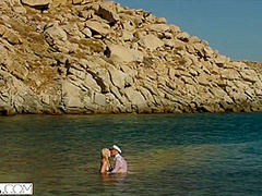 Hellcat Passionate Procreation On A Beach With Kendra Sunderland And Cristian Devil