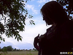 Happy Motherfucker Fucks Sexy Chick In The Forest