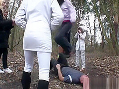 Nike, Buffalo, Airmax Slave. Trample And Stomp. Hot Sneaker Girls