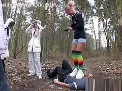 Nike, Buffalo, Airmax Slave. Trample And Stomp. Hot Sneaker Girls