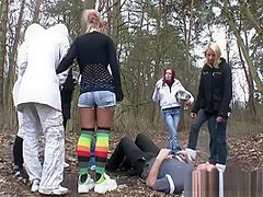 Nike, Buffalo, Airmax Slave. Trample And Stomp. Hot Sneaker Girls