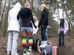 Nike, Buffalo, Airmax Slave. Trample And Stomp. Hot Sneaker Girls