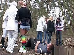 Nike, Buffalo, Airmax Slave. Trample And Stomp. Hot Sneaker Girls