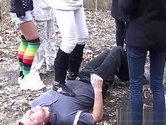 Nike, Buffalo, Airmax Slave. Trample And Stomp. Hot Sneaker Girls