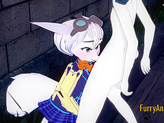 Ratchet & Clank Pokemon Hentai - Lombax Rift Having Sex With Cinderace