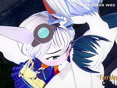 Ratchet & Clank Pokemon Hentai - Lombax Rift Having Sex With Cinderace